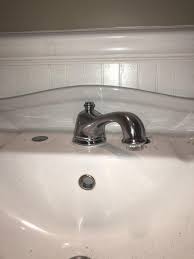 remove old bathroom faucet
