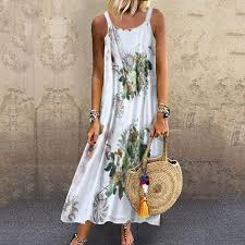 Summer Floral Vintage Shift Dresses Maxi Shift Dress Vintage Shift Dress Style Maxi Dress