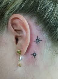 Einzigartige Sterntattoos 2018 Neu Tatto Designs 2018 Tattoo Ohr Ohr Tattoo Tatowierungen