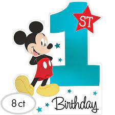 See more ideas about mickey mouse clubhouse birthday, mickey birthday, mickey mouse parties. Premium 1st Birthday Mickey Mouse Invitations 8ct Party City