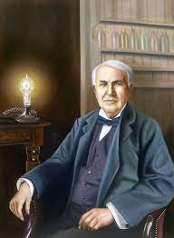 The official facebook page of the man of the millenium. Thomas Edison Portrait Maestro Art Giclee Paintings And Murals