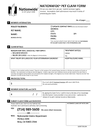 Download veterinary pet insurance (vpi) claim form. Nationwide Pet Insurance Claim Form Fill Online Printable Fillable Blank Pdffiller