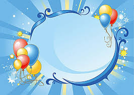أزرق عطلة الاحتفال مواد أساسية birthday background happy birthday frame birthday background design