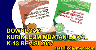 Seni budaya dan prakarya (termasuk mulok). Unduh Ki Kd Muatan Lokal Bahasa Sunda Kurikulum 2013 Datadikdasmen