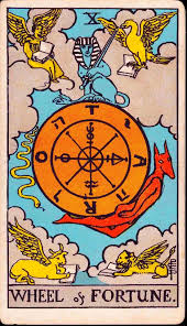 The wheel of fortune stands for luck, changes, and a new direction in your life. Wheel Of Fortune Random Tarot Card