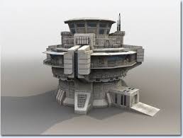Using clean lines and smooth curves i've made something that would look awesome in any world. Sci Fi Building Sci Fi Architecture Scifi Building