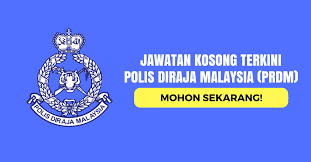 Jawatan kosong, kerja kosong, polis diraja malaysia (pdrm), permohonan terbuka sepanjang tahun. Permohonan Jawatan Kosong Pdrm Seluruh Negara 2018