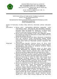 Download contoh sk pembagian tugas mi lengkap dengan lampirannya (ms. Contoh Sk Operator Emis