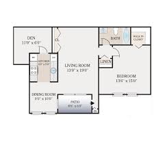 1 bedroom with den for rent. Floor Plans Washington Way Apartments For Rent In Blackwood Nj