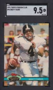 1991 wild card draft 1st edition rookie card #119 brett favre bccg 10 mint+. Ee7inicvfkam