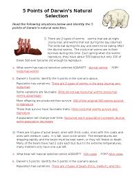 Compare the processes of natural and artificial selection. 5 Points Of Natural Selection Answer Key Natural Selection Adaptation