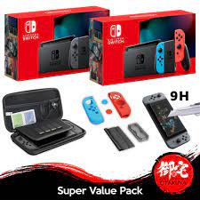 Wait until they call back step 6: Nintendo Switch Neon Grey V2 Value Pack Shopee Malaysia