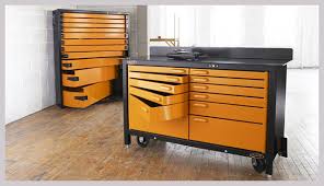 This tool storage system has a powder coating to increase resistance to corrosion, weather and staining. Home
