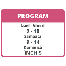 Programul de lucru pentru relatii cu clientii al magazinului: Autocolant Program