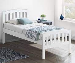 Shop bedroom furniture online at temple & webster for beds & bed frames. Lyon White Wooden Bed Frame 3ft Single