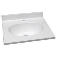19 inch depth bathroom vanity. Design House 19 In Solid White Cultured Marble Single Sink Bathroom Vanity Top In The Bathroom Vanity Tops Department At Lowes Com