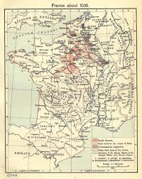 Map Of France Around 1035 France Map Map Historical Maps