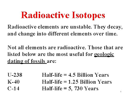 Secondary radionuclides are radiogenic isotopes derived from the decay of primordial radionuclides. Radioactive Isotopes And Half Life 1 What Is