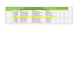 Wednesday- Palisade High School Courtney Dowling, Ellen Ravnan, Gail  Sindelar
