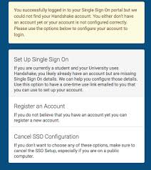 Troubleshooting Sso Login To Handshake Handshake Help Center