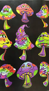 Trippy mushroom tattoos stock illustrations. Psychedelic Mushrooms Cartoon All Mushroom Info