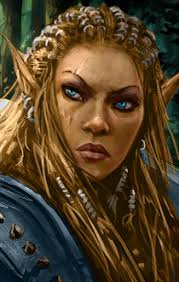 I coloured a drawing of Jaheira to use as a portrait for my playthroughs.  I'm putting it here if anyone wants to use it : r/baldursgate