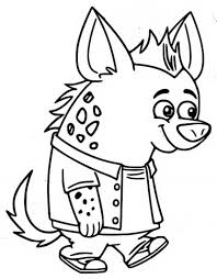 Free printable cartoon coloring pages in vector format, easy to print from any device and automatically fit any paper size. Coloring Page Chip And Potato Howie Hyena 9
