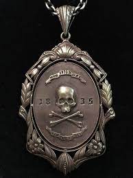 Antique Georgian Memento Mori Pendant Sterling Silver With Memento Mori Jewelry Memento Mori Mourning Jewelry