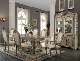 Material for granite table top also have many design. Acme 64065 Chateau De Ville Formal Dining Room Set In Antique White Dallas Designer Furniture