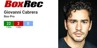 BoxRec: Giovanni Cabrera