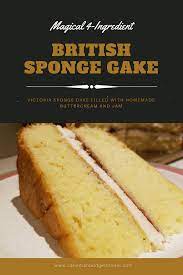 Magical 4 Ingredient British Sponge Cake Canadian Budget Binder Recipe Easy Sponge Cake Recipe British Sponge Cake Recipe English Cake Recipe