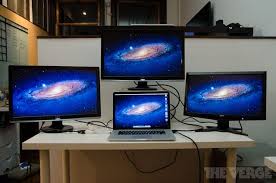 Macbook Pro With Retina Display Can Drive Four Screens Simultaneously Computing Display Macbook Pro Retina Macbook Pro