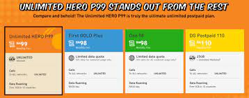 Postpaid plans are those plans for which you can use the services first and pay later. U Mobile Unveils New Unlimited Hero P99 Postpaid Plan With No Speed Caps Klgadgetguy