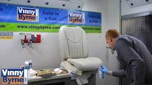 How To Spray A Leather Car Seat Youtube