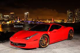 Great spot for this two tone red rosso corsa ferrari 458 italia in monaco. Rosso Corsa Ferrari 458 Looks Red Hot On Strasse Wheels Carscoops