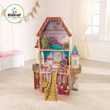 Amazon Com Kidkraft Belle Enchanted Dollhouse Toys Amp Games Doll House Disney Beauty And The Beast Disney Toys