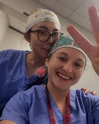 Urology snow squad!! First snow in years and wow ATL was beautiful and  vibrant ❄️💕