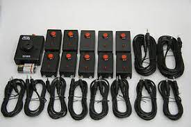 12 Players Qz 825 Lockout Buzzer System For Quiz Bowl Ebay