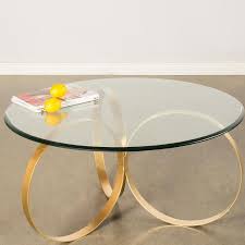 Including from 'for me, for you', this nice diy copper coffee table. Sienna Glass Top Gold Rings Coffee Table