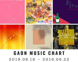 Music Chart Gaon Music Chart 25th Week 2019 2019 06 16