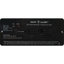 Carbon monoxide is an odorless, poisonous gas, which can be generated by gas furnaces and water heaters, ranges, space. Mti Industries 12v 35 Series Safe T Alert Flush Mount Rv Dual Carbon Monoxide Propane Alarm Walmart Com Walmart Com