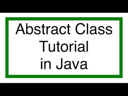 Javaabstract Class Tutorial Abstract Class Constructor Example Of Abstract Class Tutorial For Beginners With Exampl Tutorial Abstract Example Of Abstract