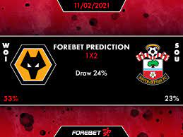 Wolverhampton Vs Southampton Preview 11 02 2021 Forebet