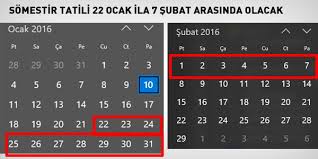 Karnelerin dağıtım tarihi belli oldu. Okullar Ne Zaman Kapaniyor Somestr Tatili Ne Zaman Memurlar Net