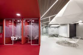 Red Hat Offices Bogota Office Snapshots Red Office Small Room Design Office Design Inspiration