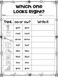 Another creative way to practice 'oa' sounds in a way that children will enjoy. Pin By Yadira Fernandez On Tareas Ane Phonics Worksheets Free Ow Words Worksheet Ow Words