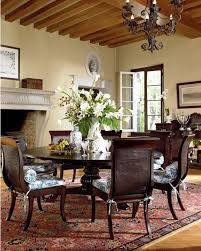 Although it hints at exotic places, the cayman sleigh bed—with its tall, serpentine headboard, carved rosettes, and reeded wood panels—is beautifully crafted in north carolina. Dining Room British Colonial Style Furniture Novocom Top