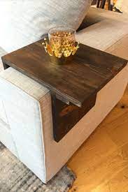 Teagan S Place In 2021 Arm Rest Table Unique Wood Furniture Sofa Arm Table