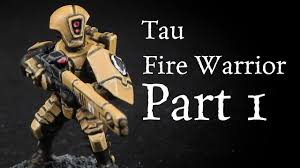 how to paint tau sept tau fire warriors pt 1