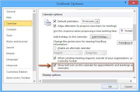 How To Show Reminder Icon For Calendar Items In Outlook